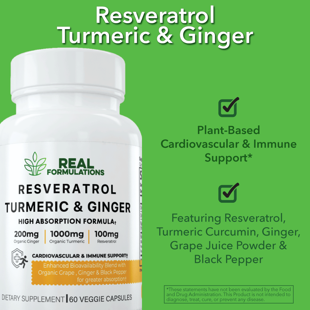 Turmeric with Resveratrol & Ginger Capsules